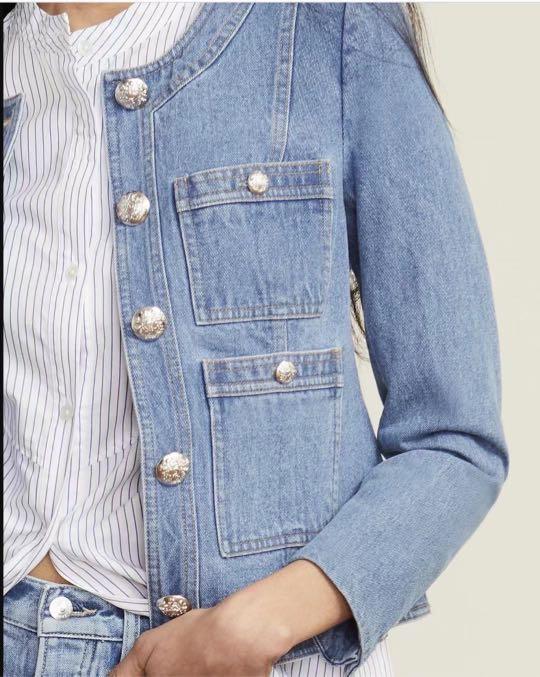 Rebecca taylor jean jacket outlet