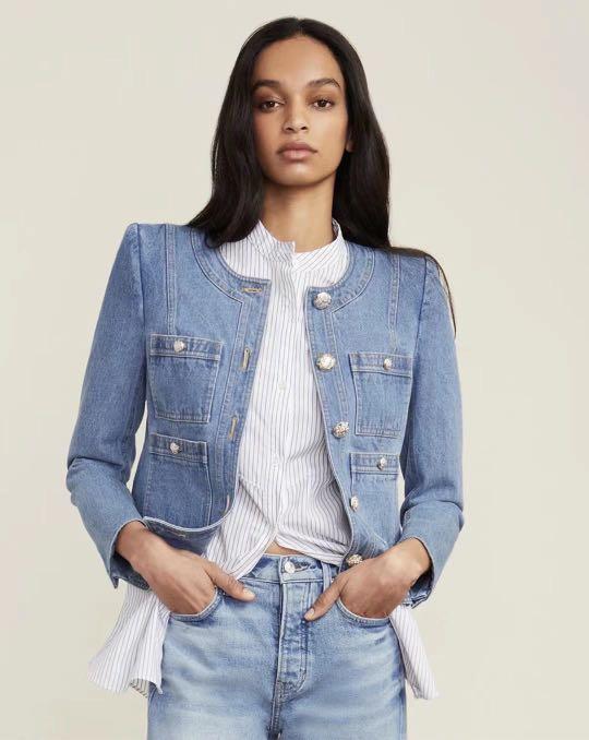 Rebecca taylor jean jacket shop
