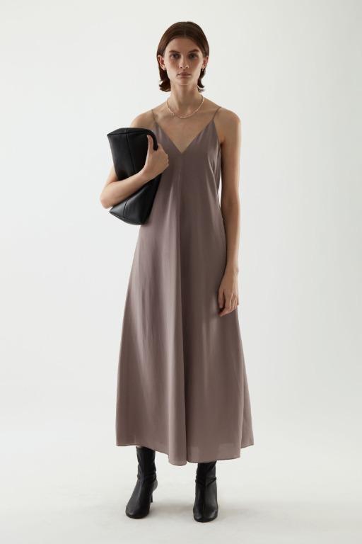 COS + Satin Slip Dress