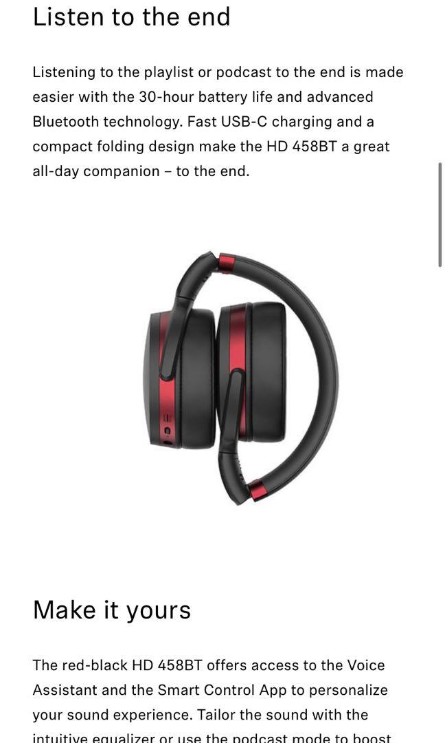 Sennheiser hd458bt shop