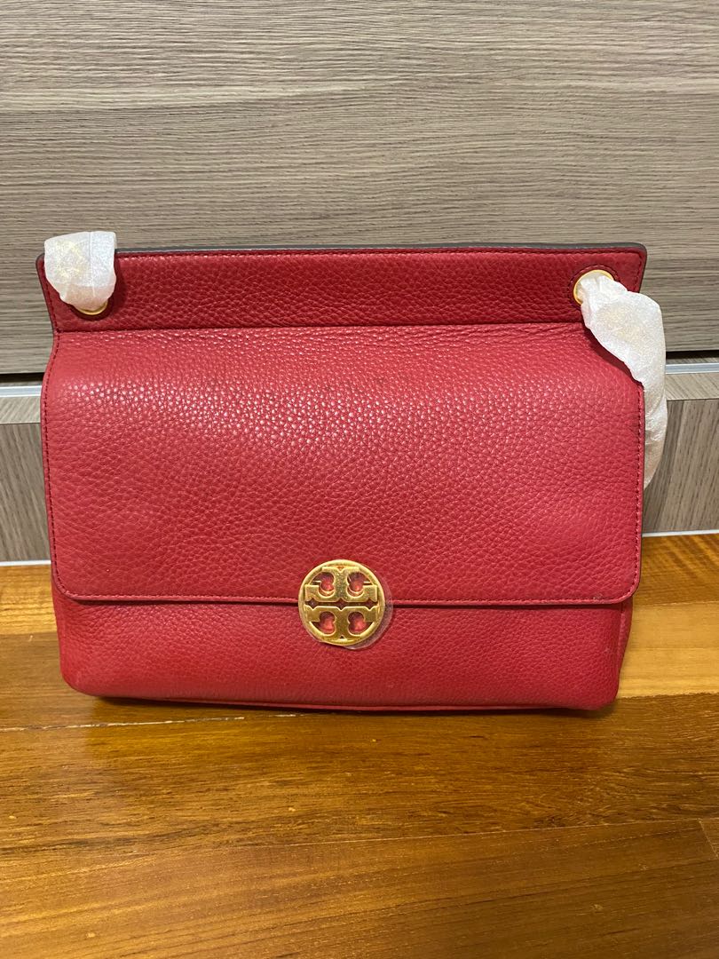 Tory burch chelsea flap bag sales