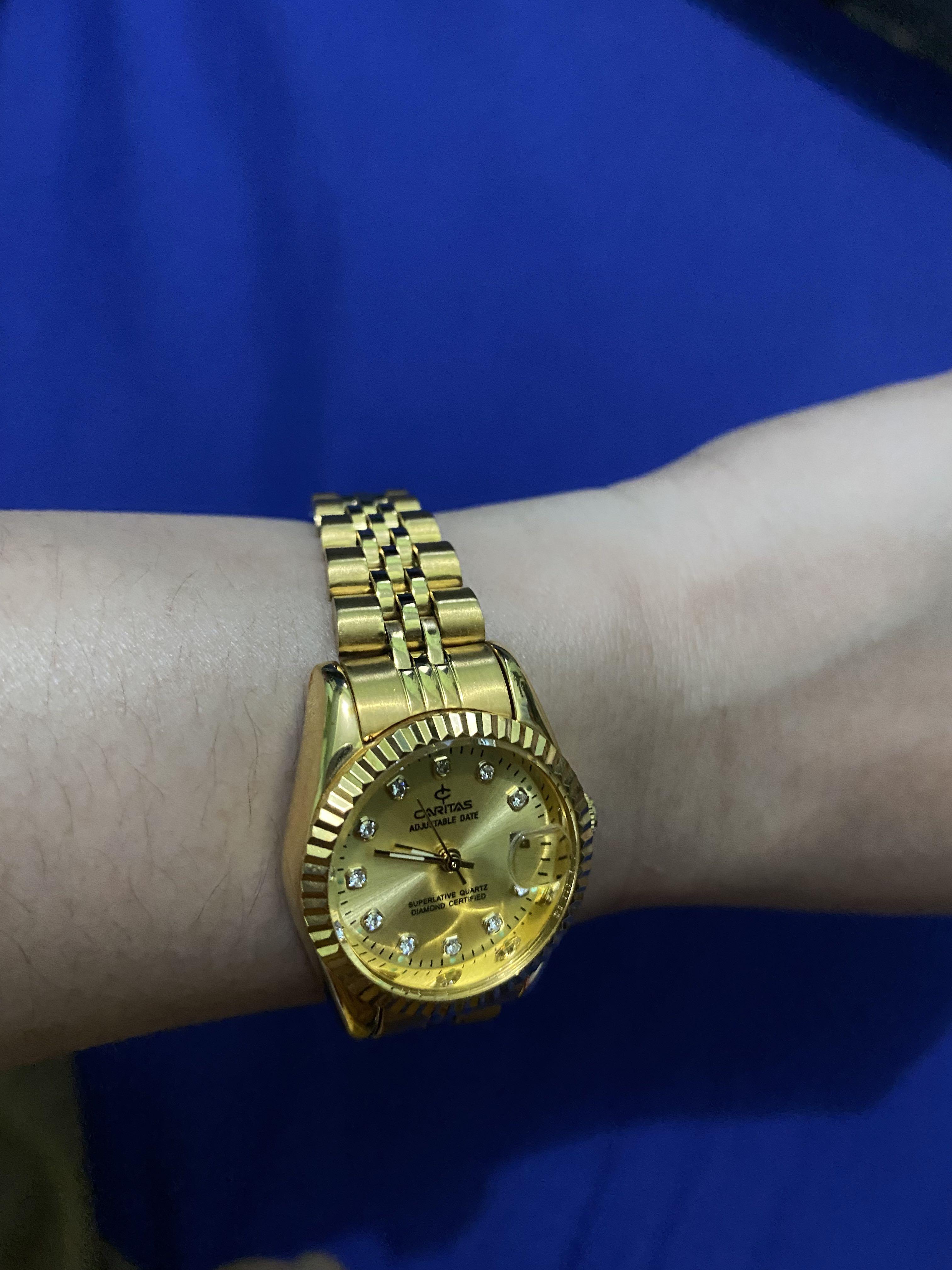 Caritas diamond watch automatic sale