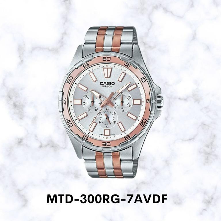 Casio MTD 300RG 7AVDF Carousell