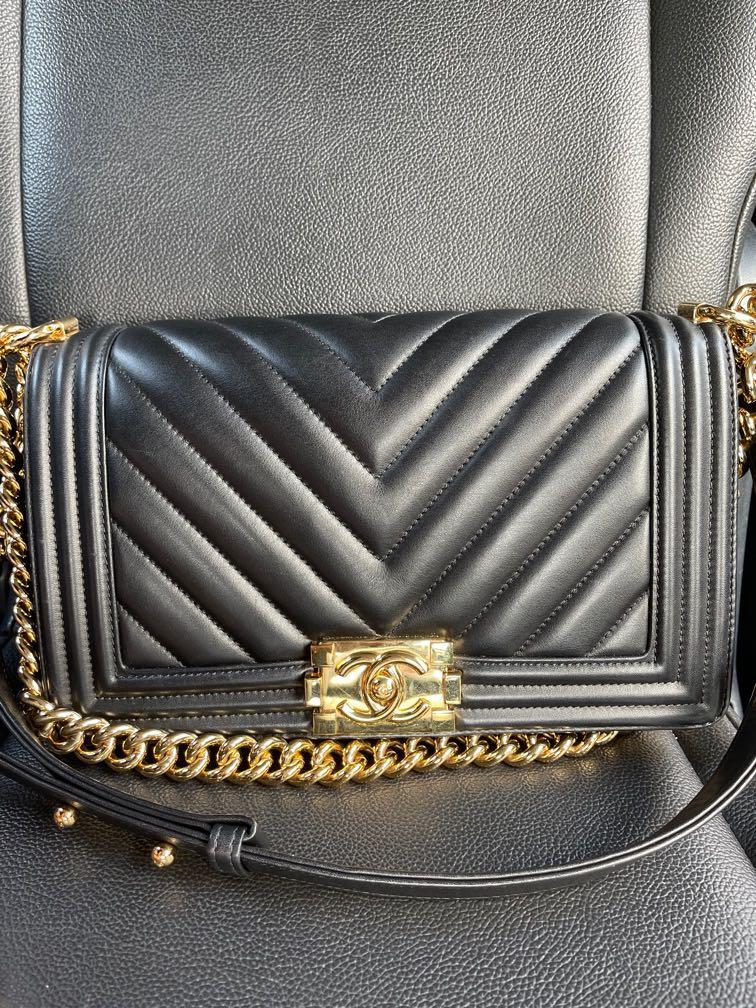Chanel boy shiny gold hardware new arrivals