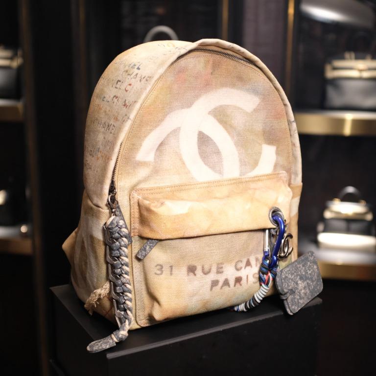 Chanel graffiti backpack price on sale