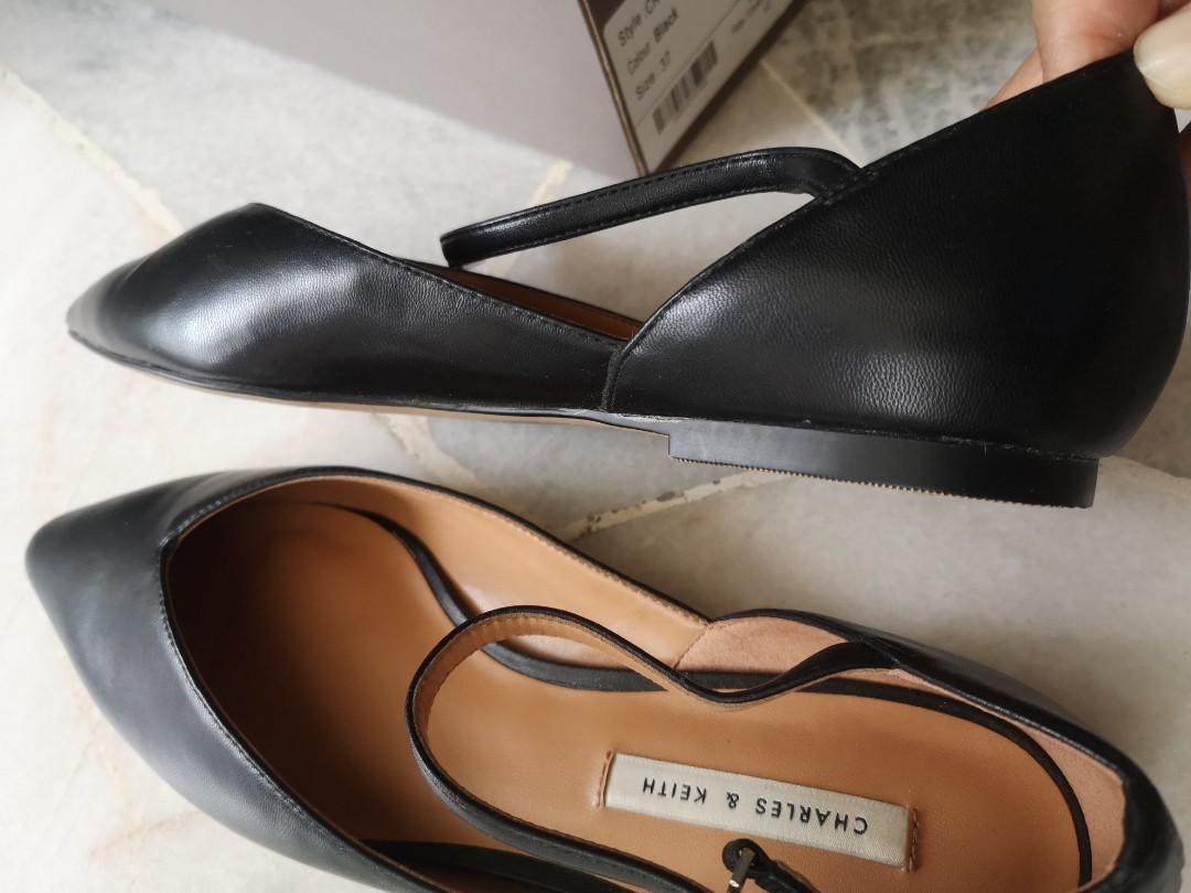 Charles and keith sales slip on shoes
