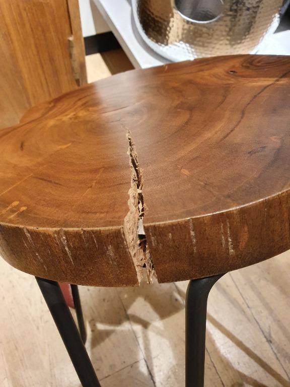 Crate & Barrel Dining Stool Origin 18", Furniture & Home Living