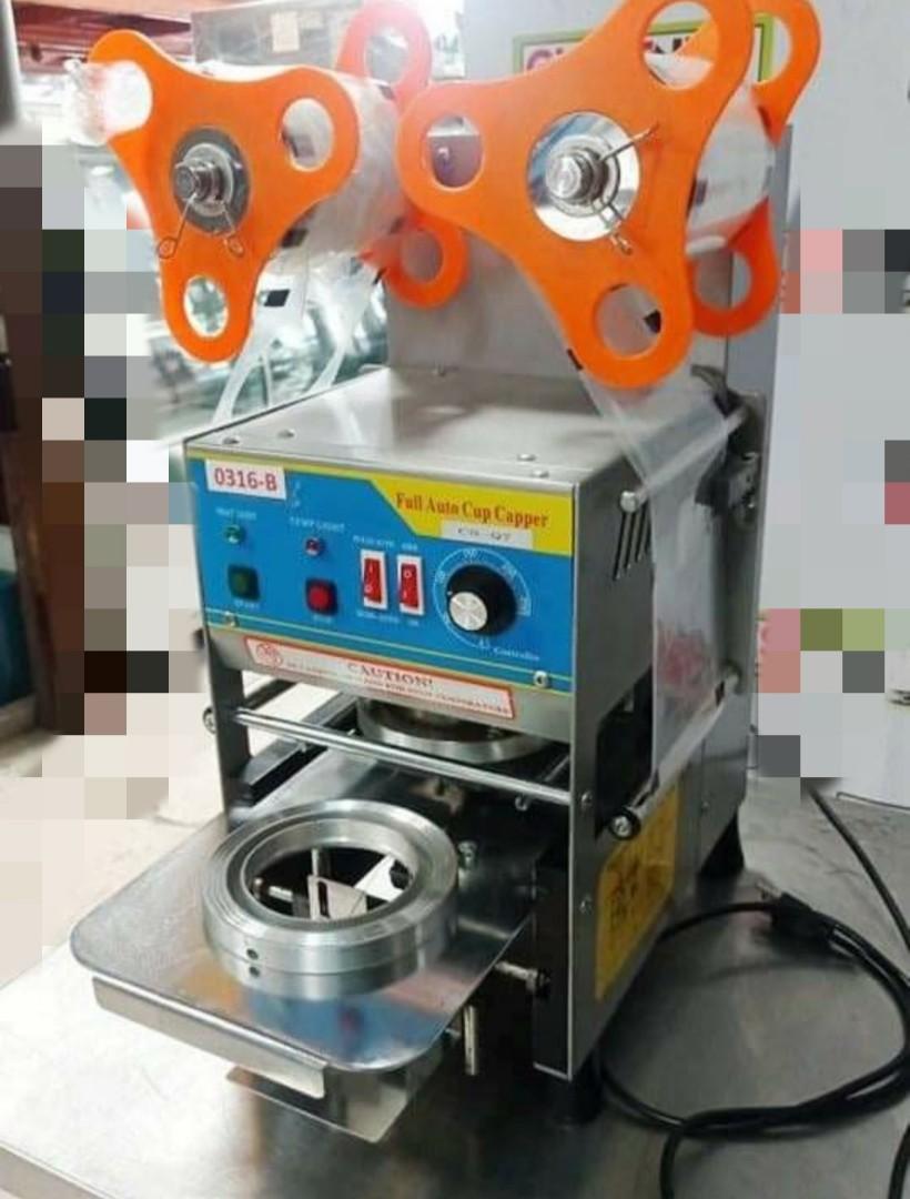 Milktea Cup sealer cup sealing machine (Category: Other Kitchen Appliances) located in Makati City. Submitted by budgetappliance (Listing ID 1108933494, Image 3). Description: cup sealer machine 220v good condition with 30days warranty for inquiries pls text or 09288087549.