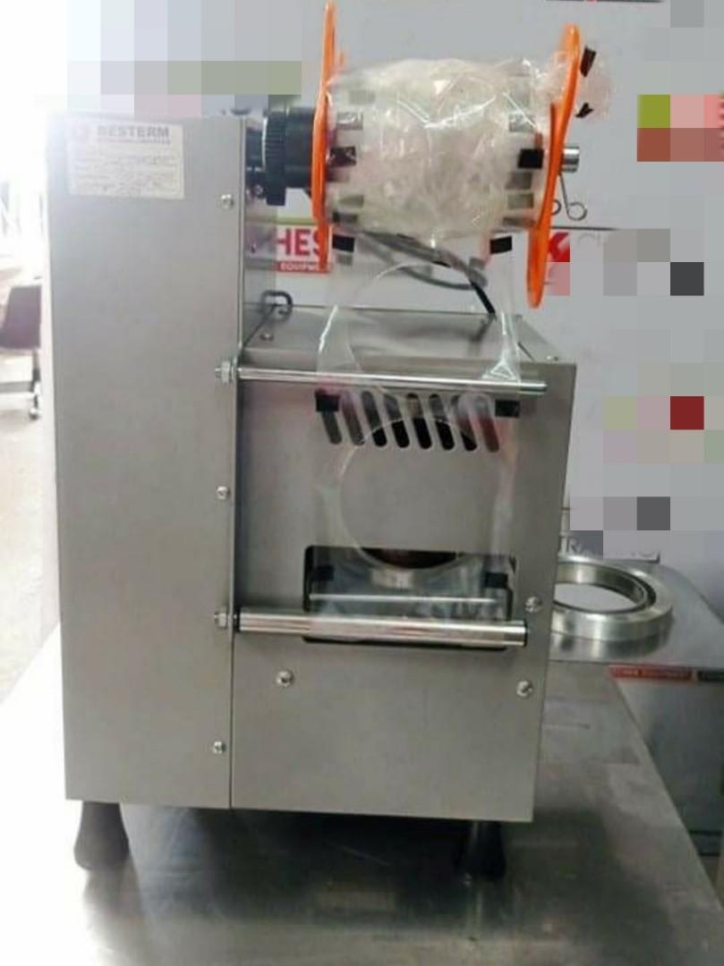 Milktea Cup sealer cup sealing machine (Category: Other Kitchen Appliances) located in Makati City. Submitted by budgetappliance (Listing ID 1108933494, Image 2). Description: cup sealer machine 220v good condition with 30days warranty for inquiries pls text or 09288087549.