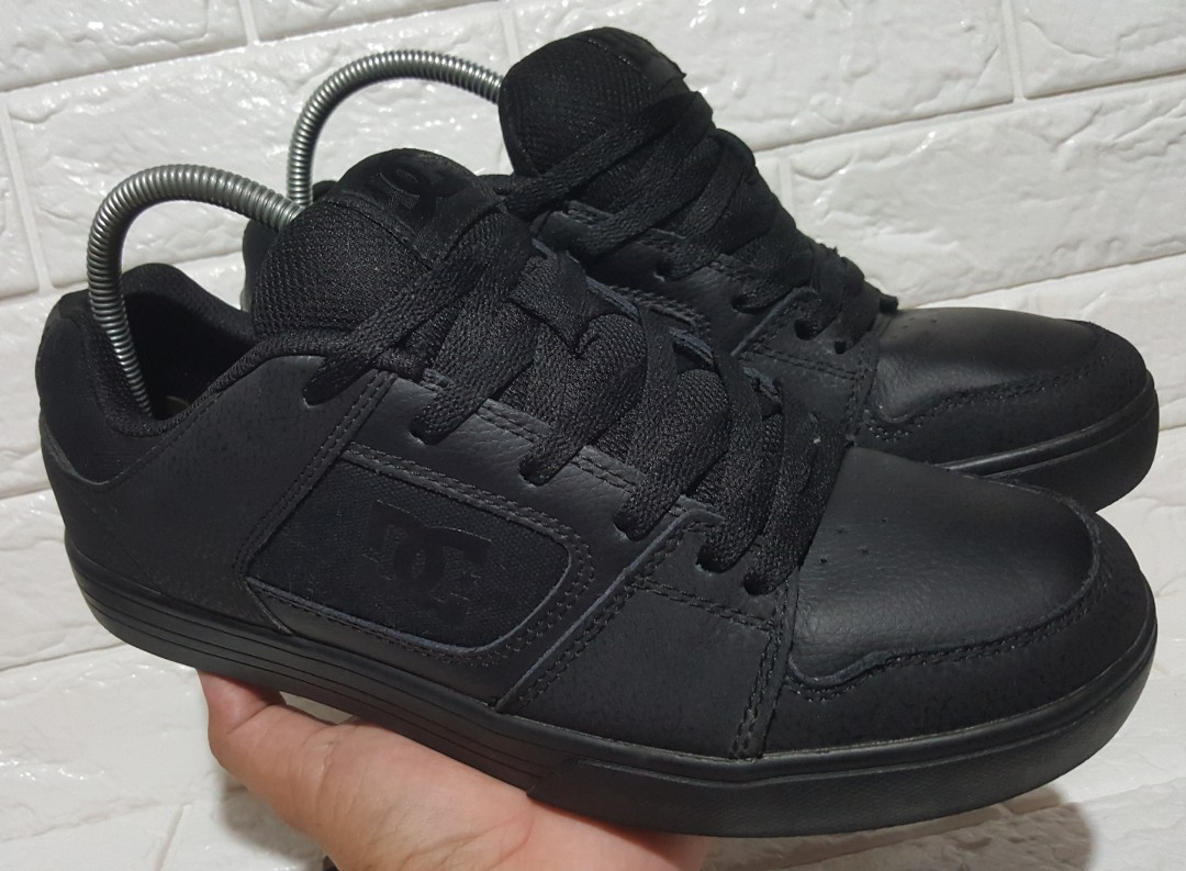 Dc leather upper rubber sole sale
