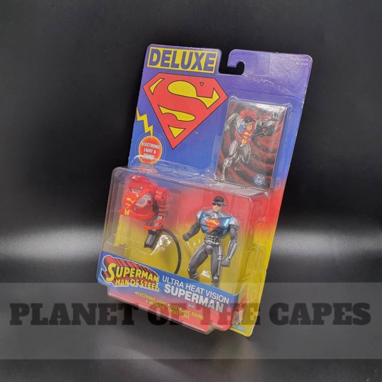 Deluxe Superman Man of Steel Ultra Heat Vision Superman 1996, Kenner ...