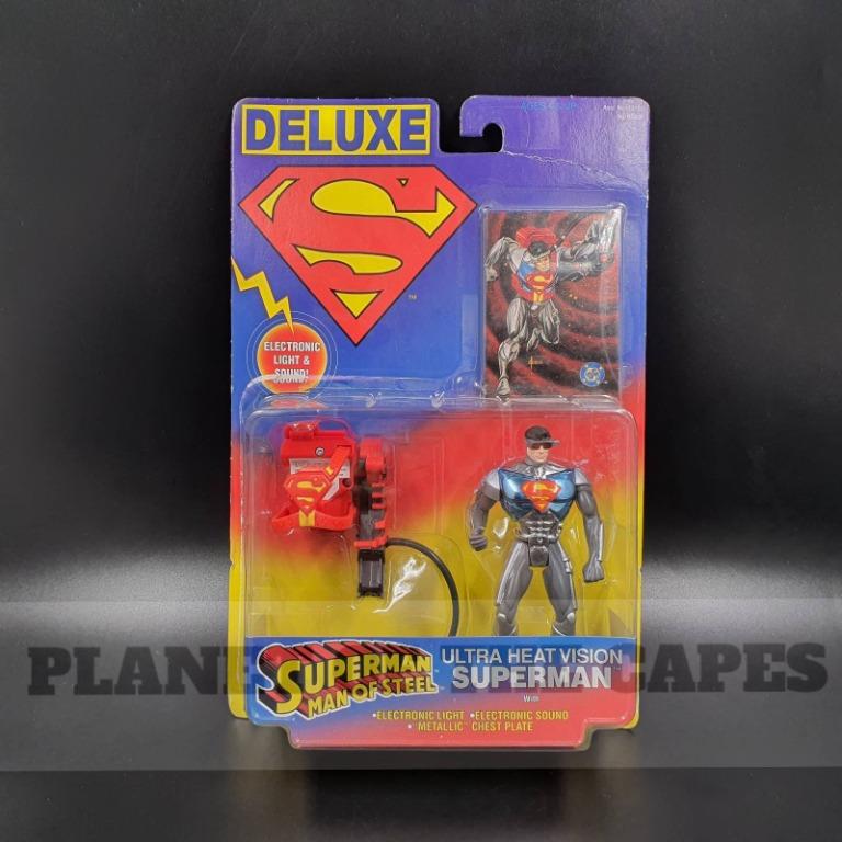 Deluxe Superman Man of Steel Ultra Heat Vision Superman 1996, Kenner ...