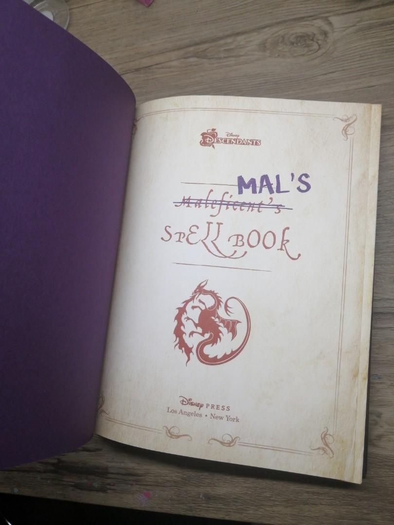 Disney Descendants Mal's Spell book, Hobbies & Toys, Books & Magazines ...