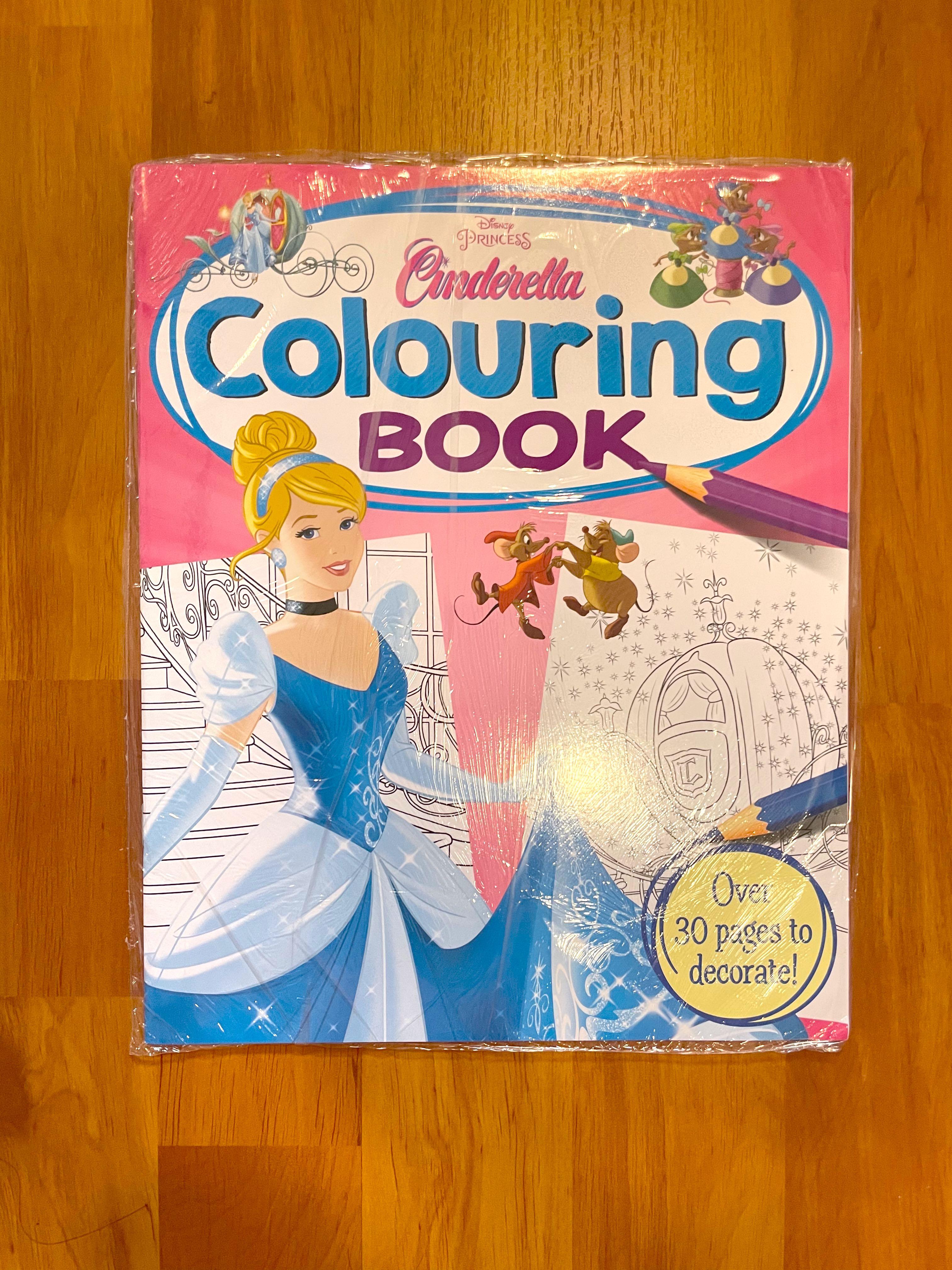 Disney Princess Cinderella Colouring Book, Books & Stationery ...