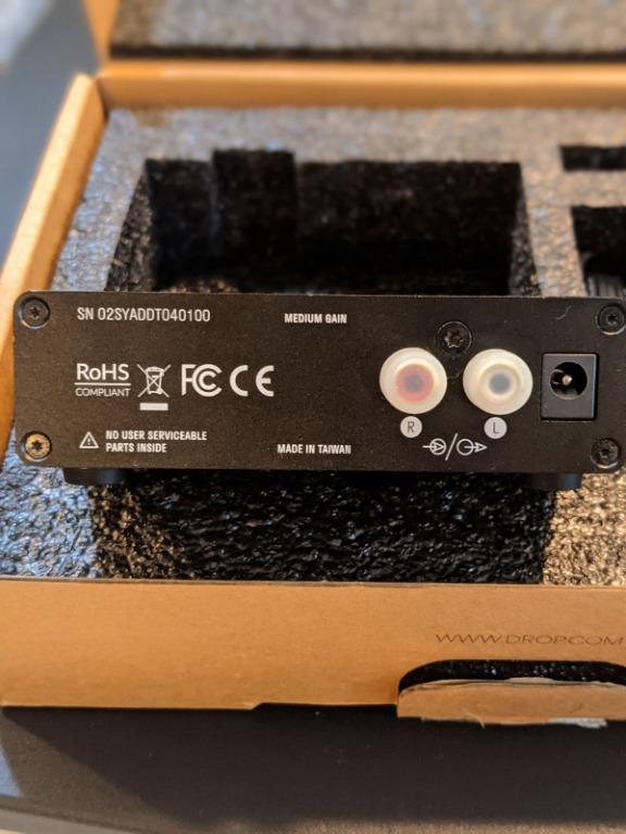 DROP O2 HEADPHONE AMPLIFIER with 2x NiMH rechargeable battery, Audio ...