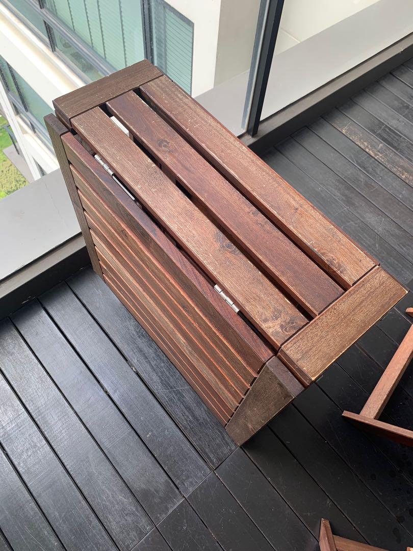 Folding table and 2 chairs set IKEA Applaro, Furniture & Home Living, Furniture, Tables & Sets