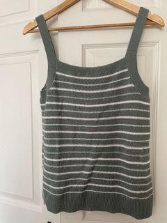 Gap knit tank