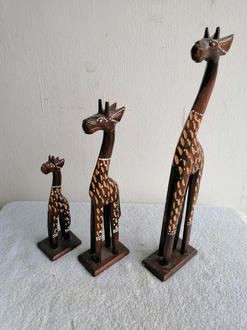 Giraffe wood craft, Hobbies & Toys, Stationery & Craft, Handmade Craft