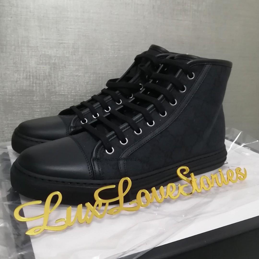 gucci canvas high top