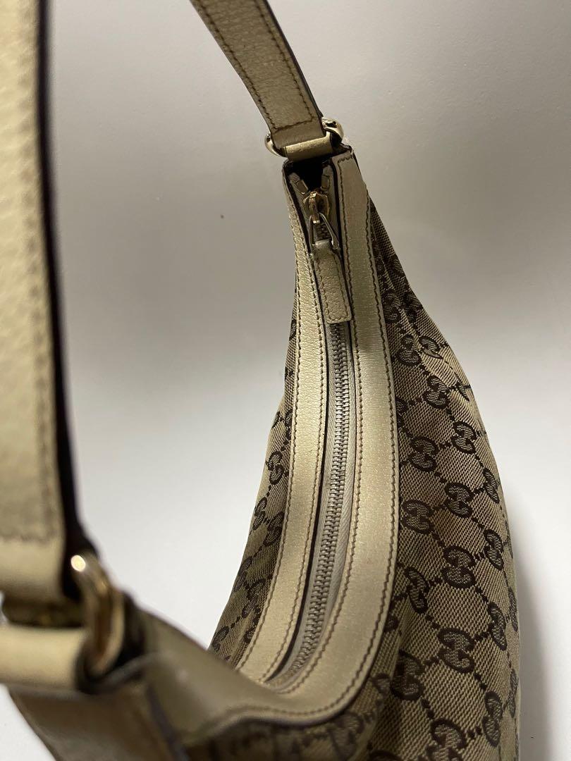 Gucci Ivory Small Monogram Canvas Hobo Bag – I MISS YOU VINTAGE