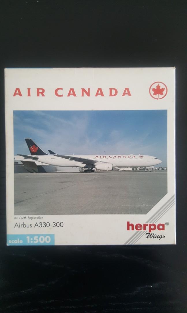 Herpa Air Canada Airbus A330 300 飛機模型 興趣及遊戲 古董收藏 收藏品及紀念品 明星週邊 Carousell