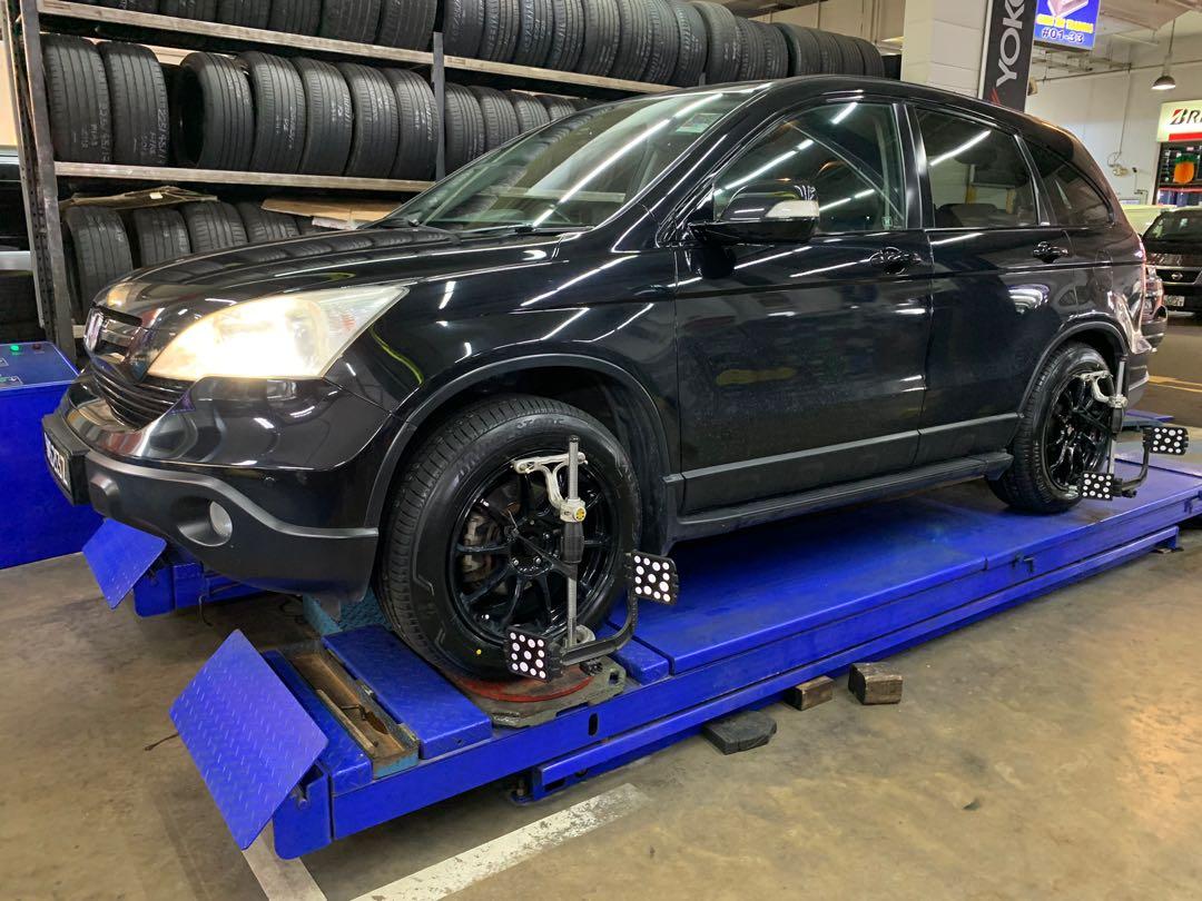 Honda CRV wheel alignment, Car Accessories, Car & Services