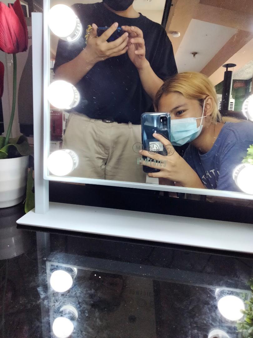 Illuminated Glamour Vanity Mirror Touch Screen, Furniture & Home Living