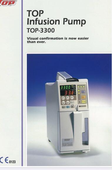Top 3300 Infusion Pump original, Top Corporation model 3300, made in japan ...