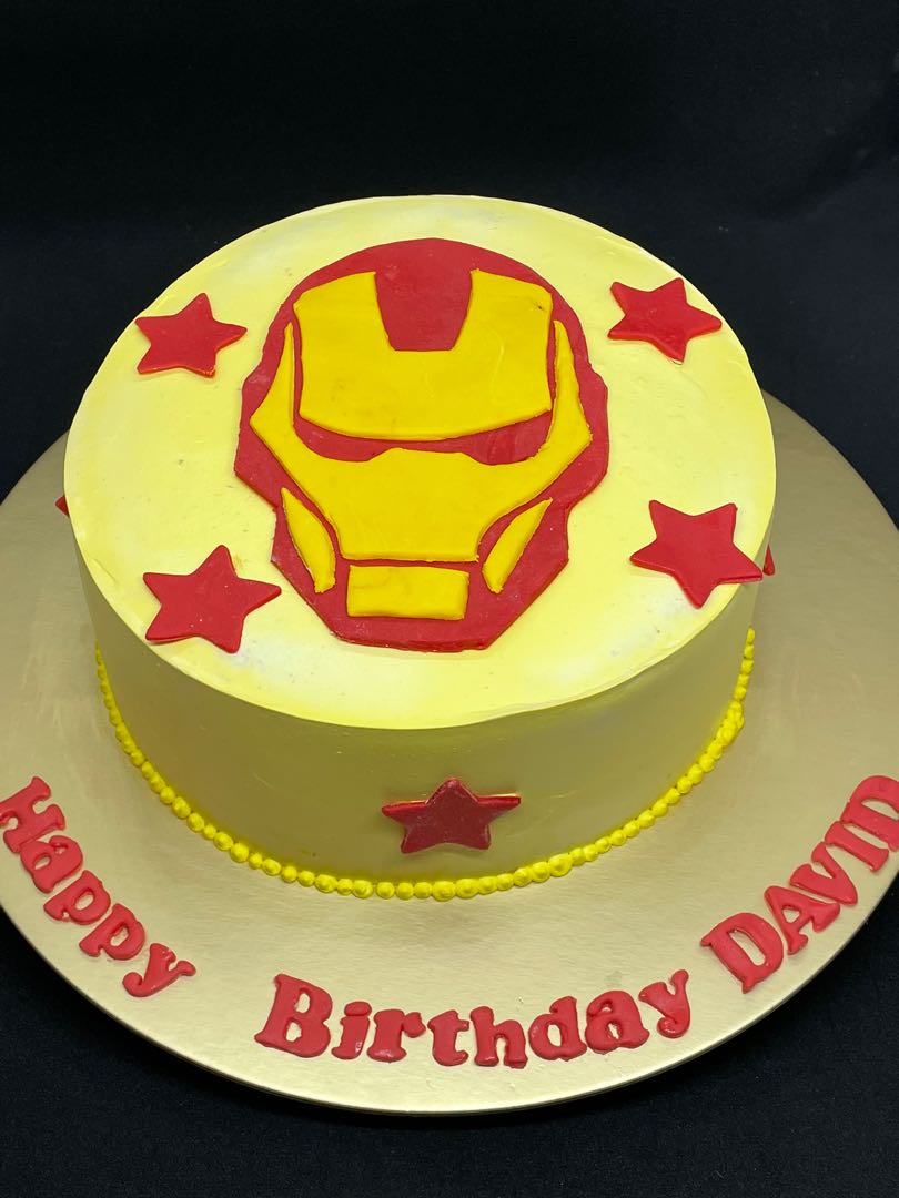 4inch Iron man cake | Baker Yin