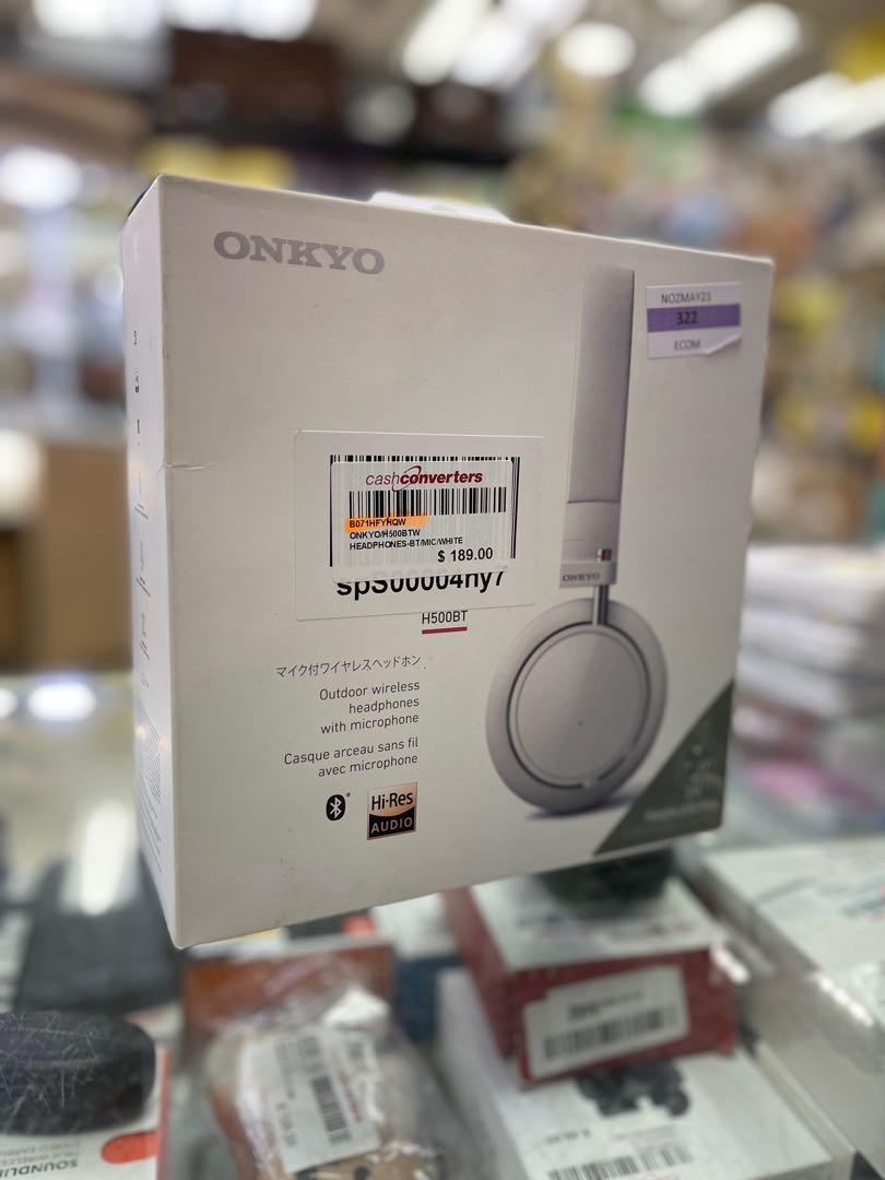 ONKYO ヘッドホン H500BTW はやい