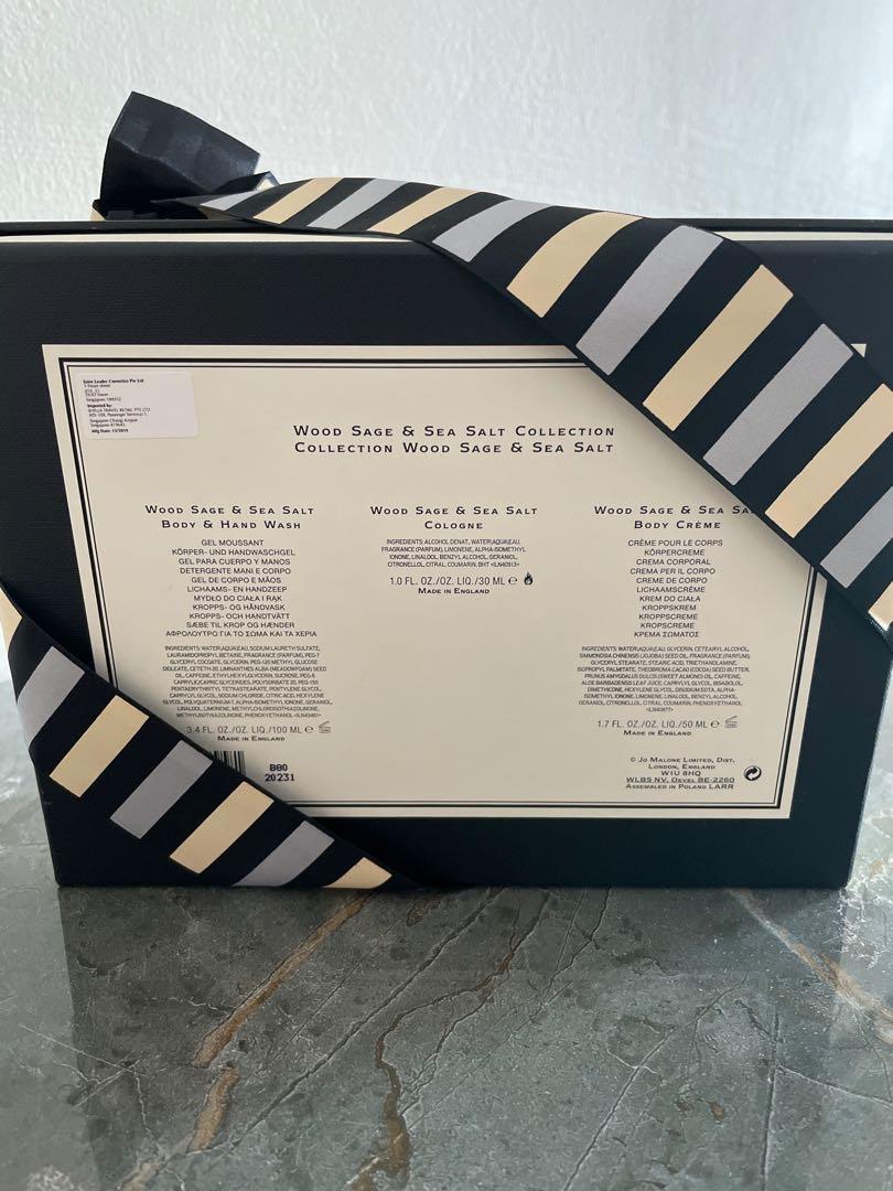 Jo Malone Wood Sage & Sea Salt Gift Set, Beauty & Personal Care, Bath