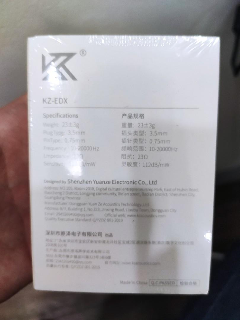 Kz discount edx specs