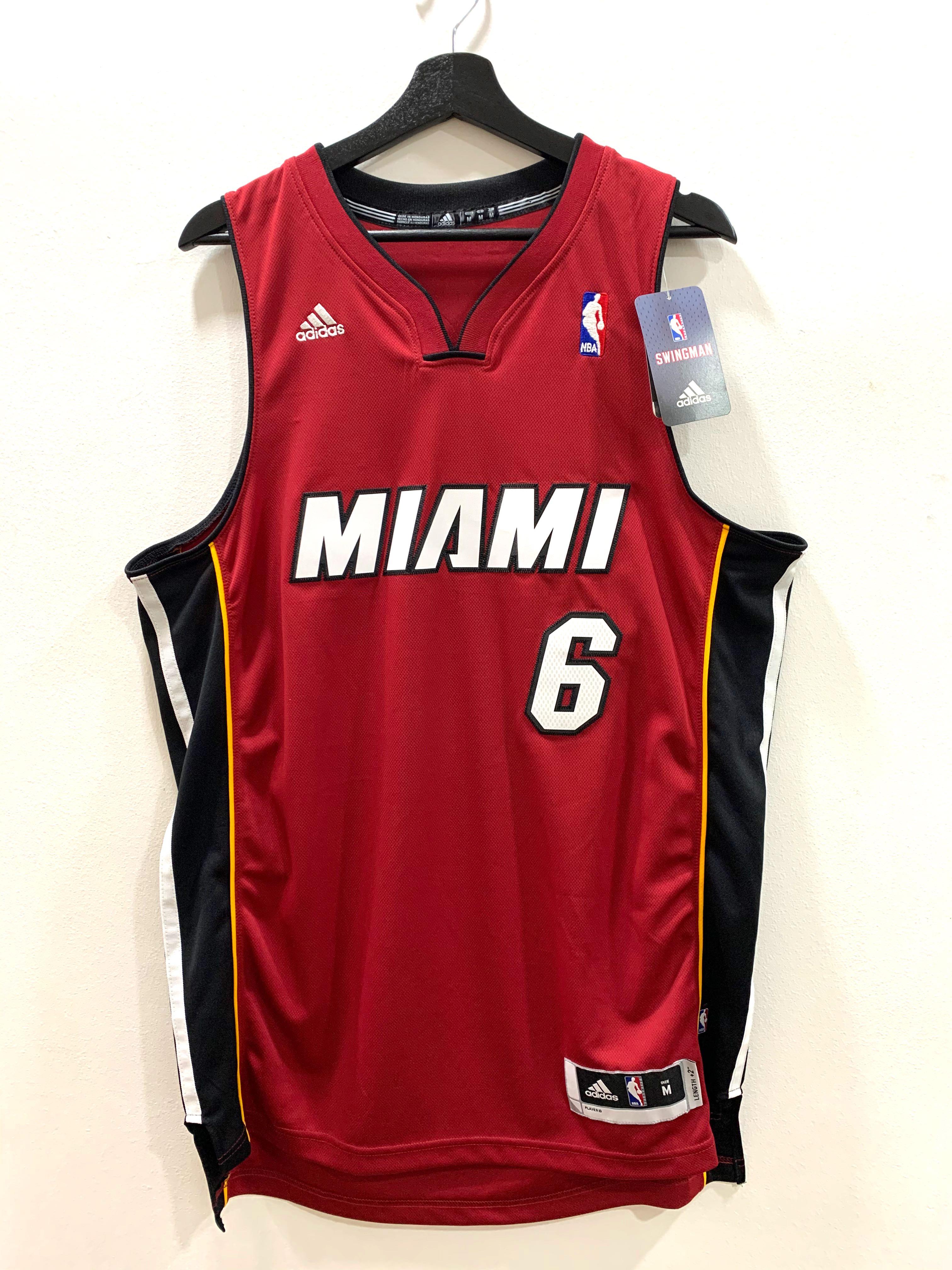 High Quality】2022-23 Men's New Original NBA Miami Heat #6 LeBron