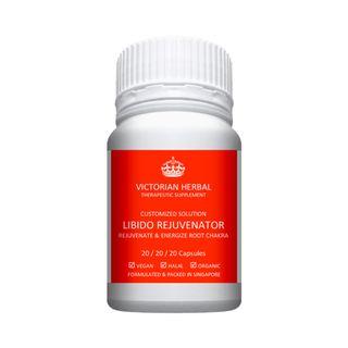 Libido Rejuvenator | Rejuvenate & Energize Root Chakra |  Vegan ▪ Halal ▪ Organic |  60 Veg Caps I Victorian Herbal
