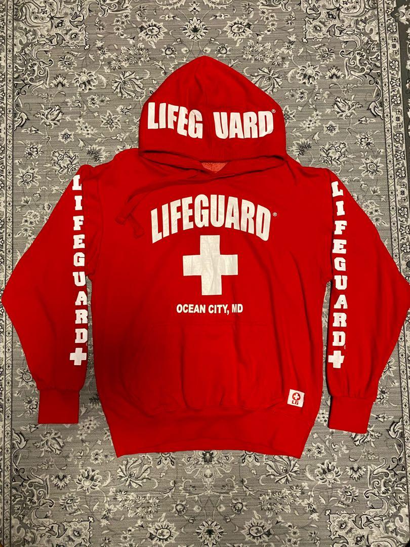 Lifeguard'' Hoodie - Red