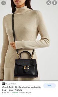 Looking for: coach tabby top handle bag