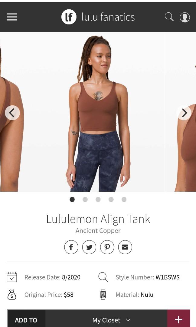 Lululemon Align T-Shirt - Pastel Blue - lulu fanatics