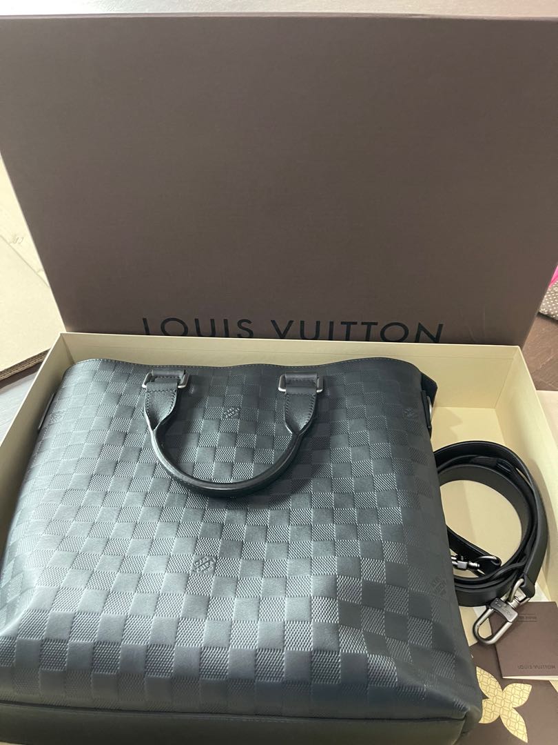 Túi Louis Vuitton Sac Plat 24H Tote Bag Black M46451  AuthenticShoes