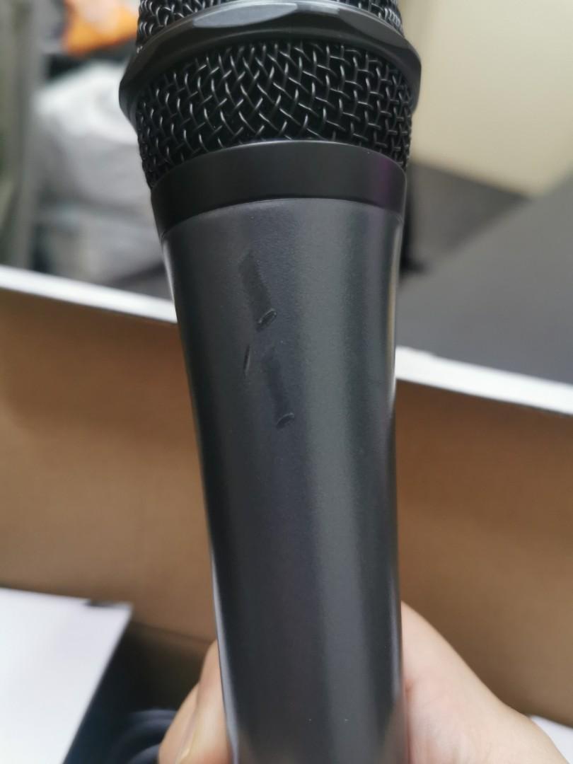 Microphone dynamique Moukey, microphone karaoké avec câble de 13