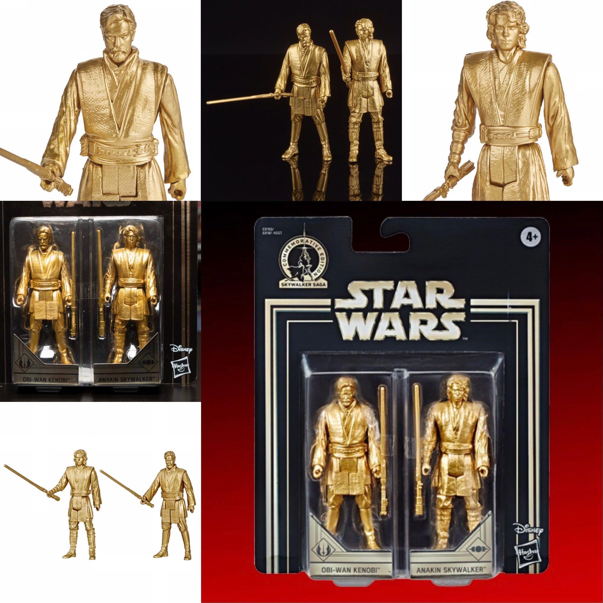 Star Wars Commemorative Edition Skywalker Saga Gold Obi-wan & Anakin Set 2e for sale online