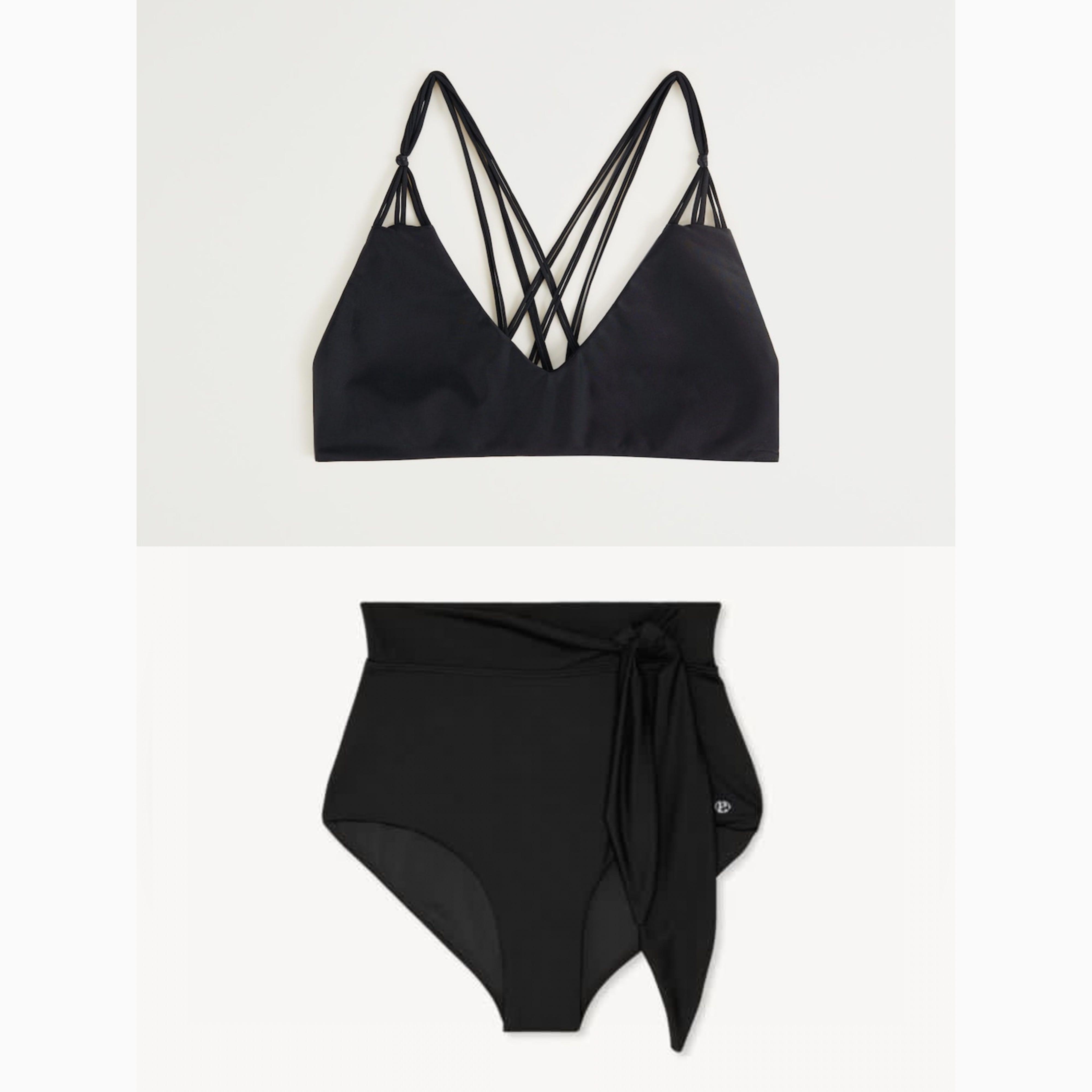 MNG & Pomelo Black Bikini (Set) SeeHere, Women's Fashion, Swimwear