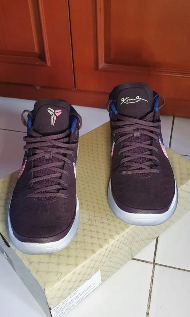 Nike Kobe AD Maroon Fesyen Pria Sepatu Sneakers di Carousell