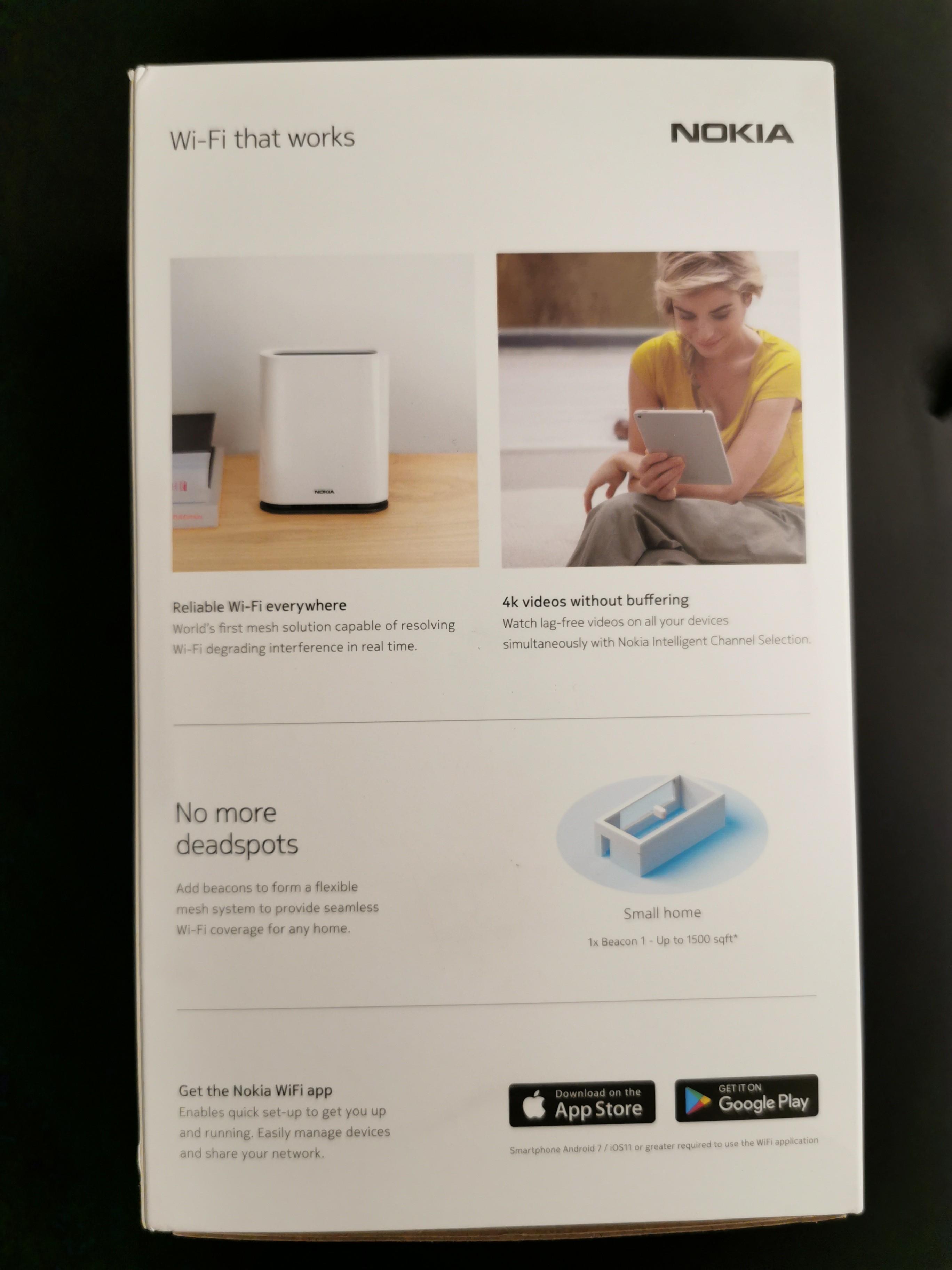 Nokia Beacon WiFi Router, Computers & Tech, Parts & Accessories ...
