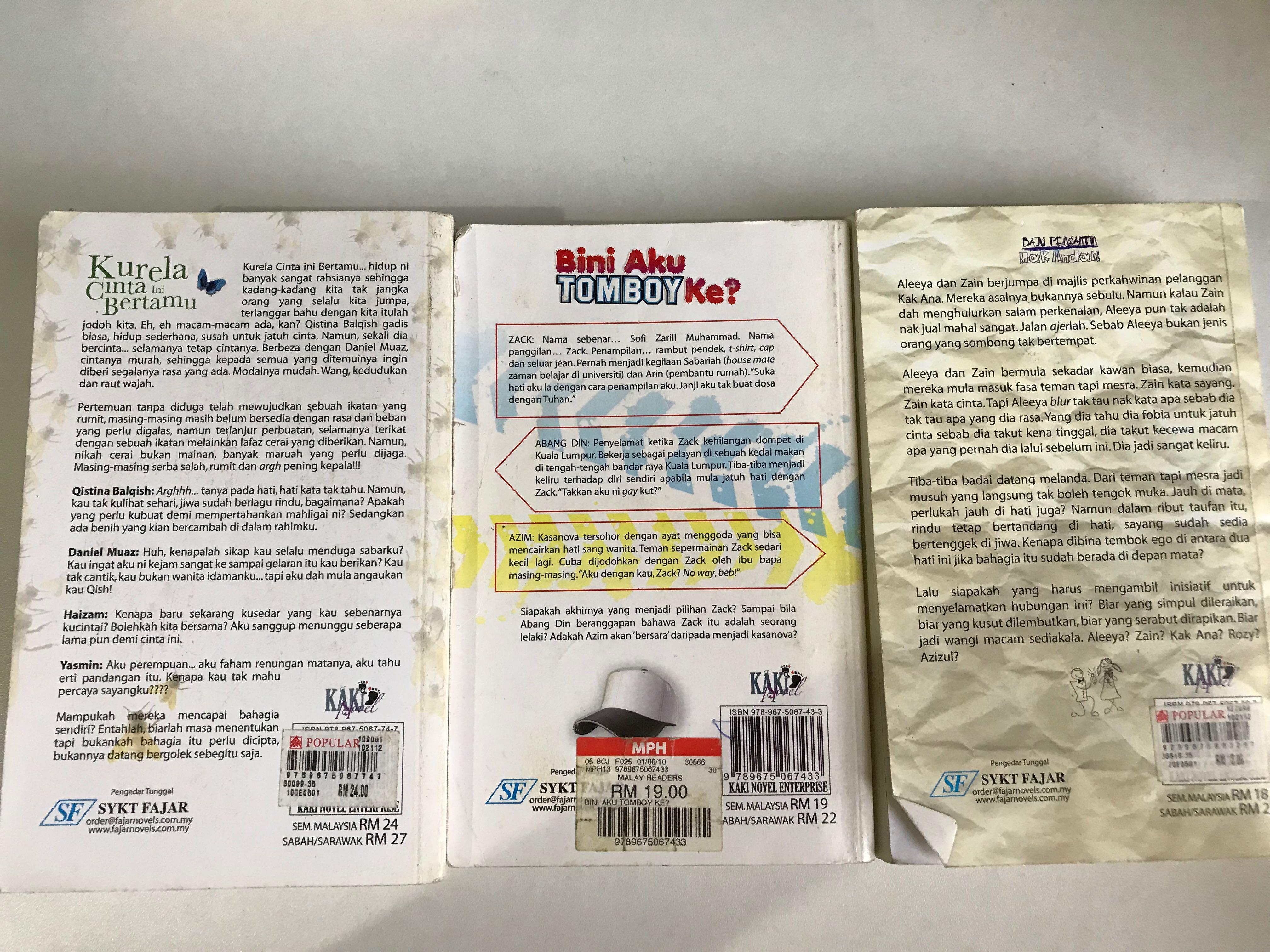 Novel Kakinovel Books Stationery Books On Carousell