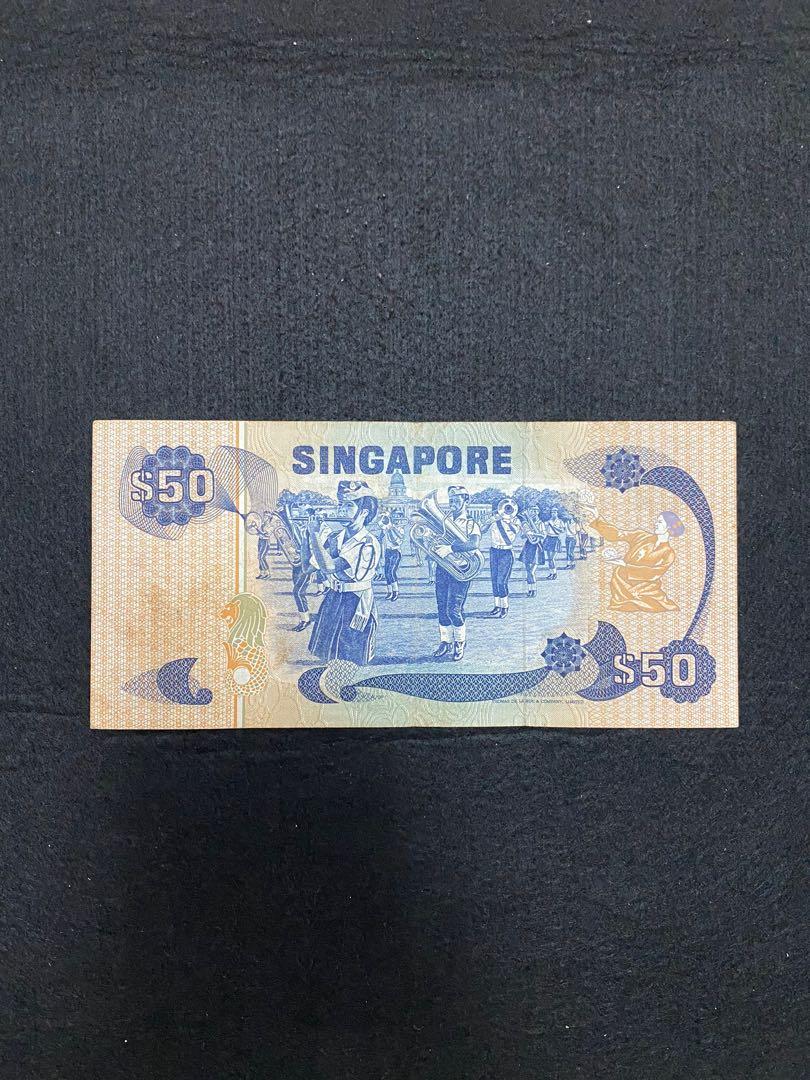 Old Note (Category: Currency) located in Singapore. Submitted by ofs2013 (Listing ID 1108982850, Image 2). Description: Singapore bird series $50.