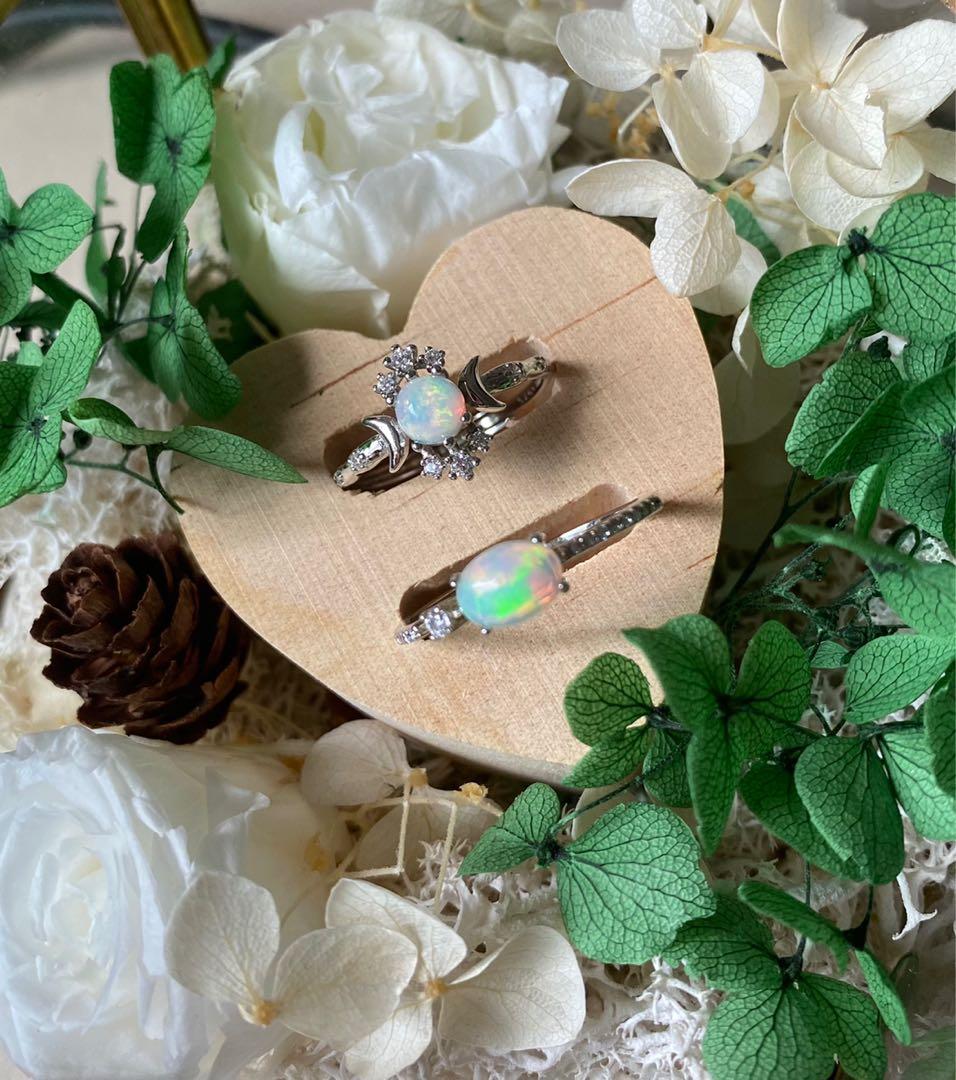 Real opal rings shop for sale