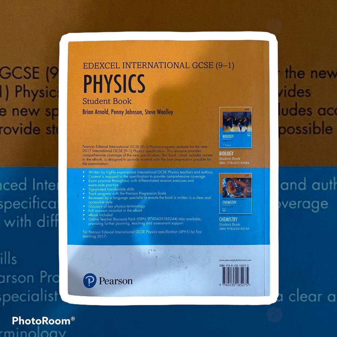 Pearson Edexcel International Gcse 9 1 Physics Hobbies Toys Books Magazines Textbooks Pearson Edexcel International Gcse 9 1 Physics Hobbies Toys Books Magazines Textbooks