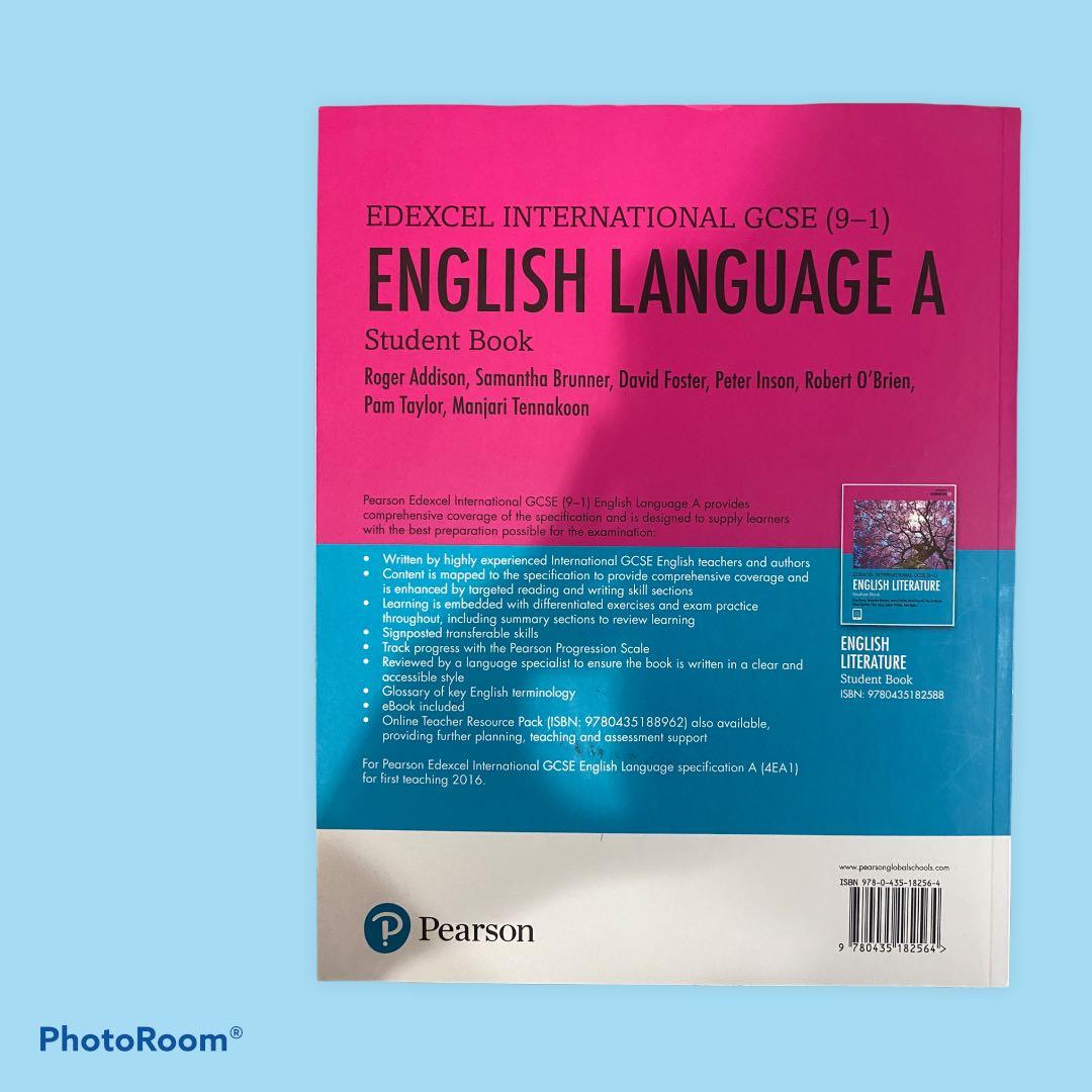 Pearson Edexcel International GCSE (91) English Language A, Hobbies