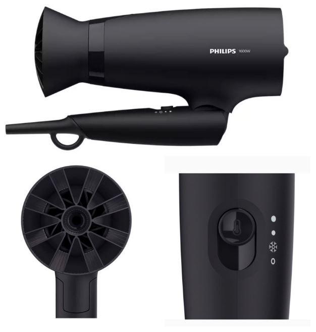 Philips 3000 series BHD308 10 hair dryer 1600 W Black Beauty