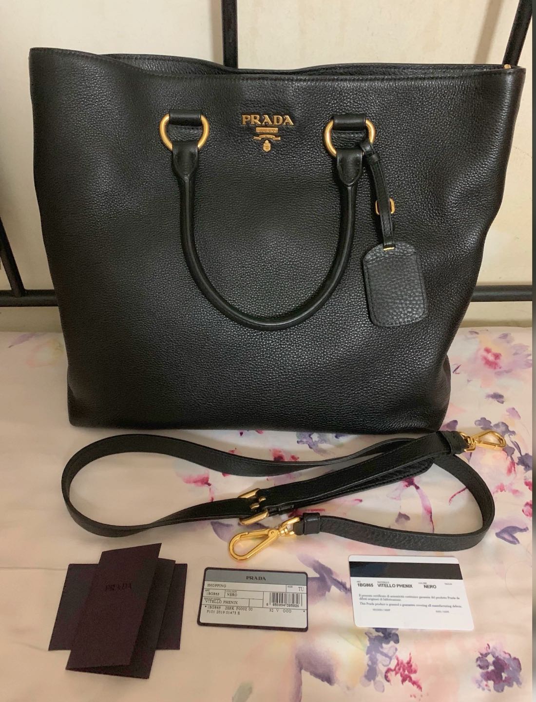 Prada vitello phenix shop bag price